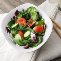 Lactosevrije maaltijd salade